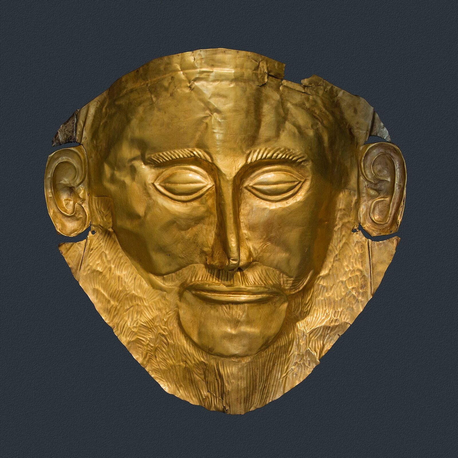 Funeral mask known as the “Mask of Agamemnon”