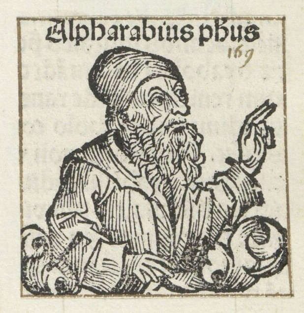 Historical portrait of Al-Farabi
