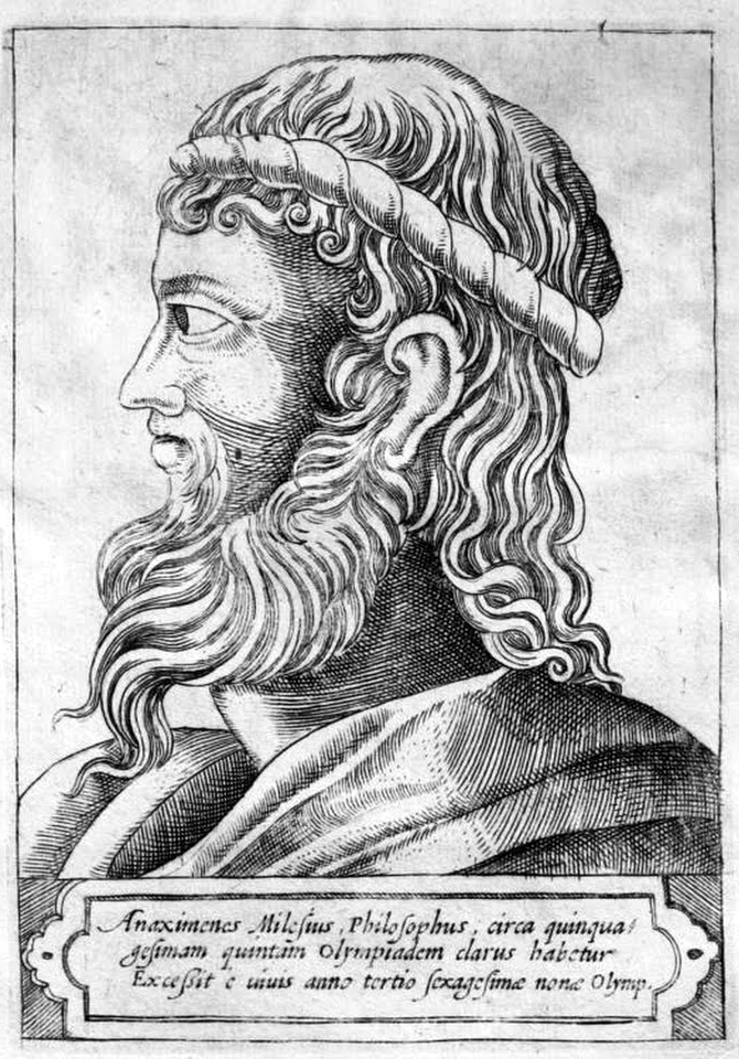 Historical portrait of Anaximenes
