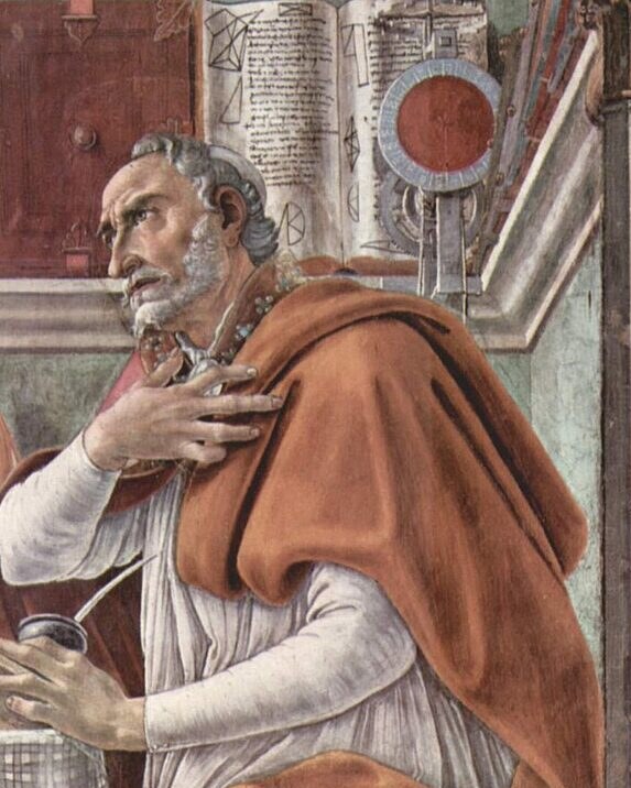 Historical portrait of Augustine
