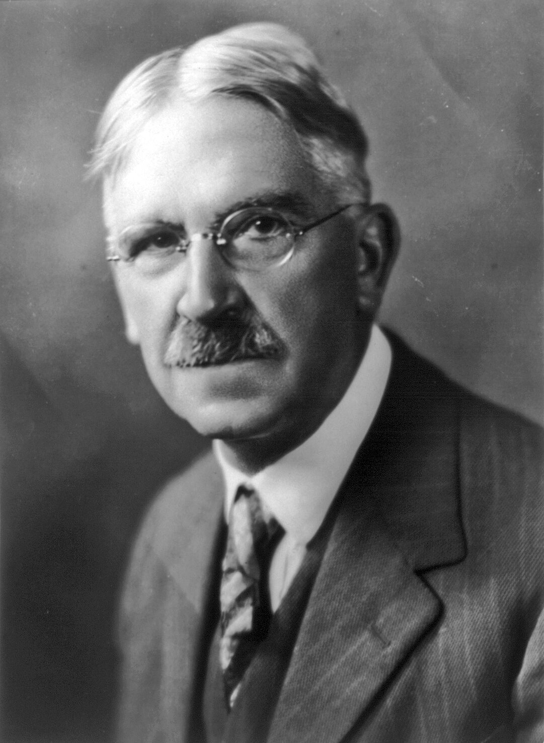 Historical portrait of John Dewey