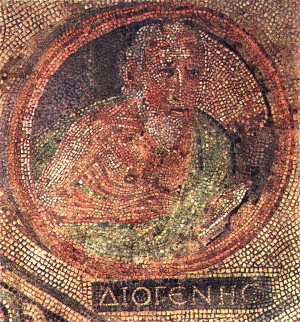 Historical portrait of Diogenes of Sinope