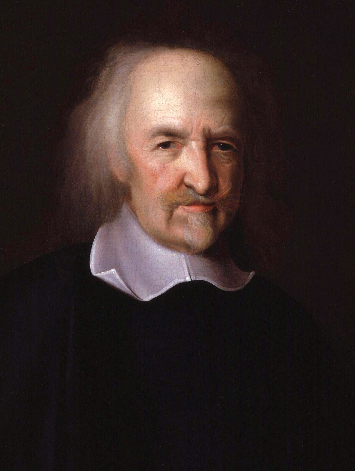 Historical portrait of Thomas Hobbes