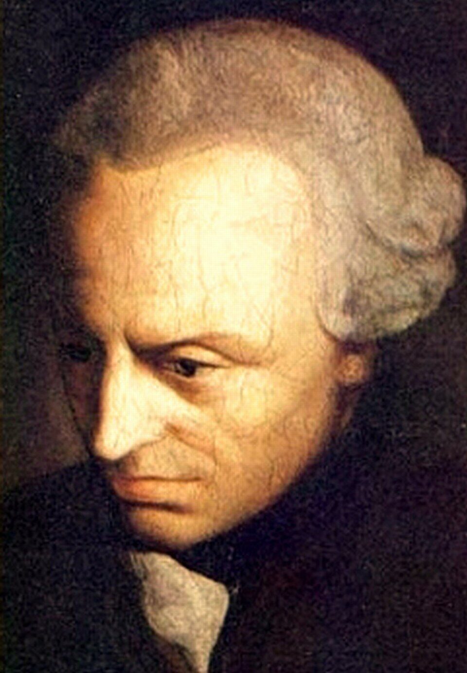 Historical portrait of Immanuel Kant
