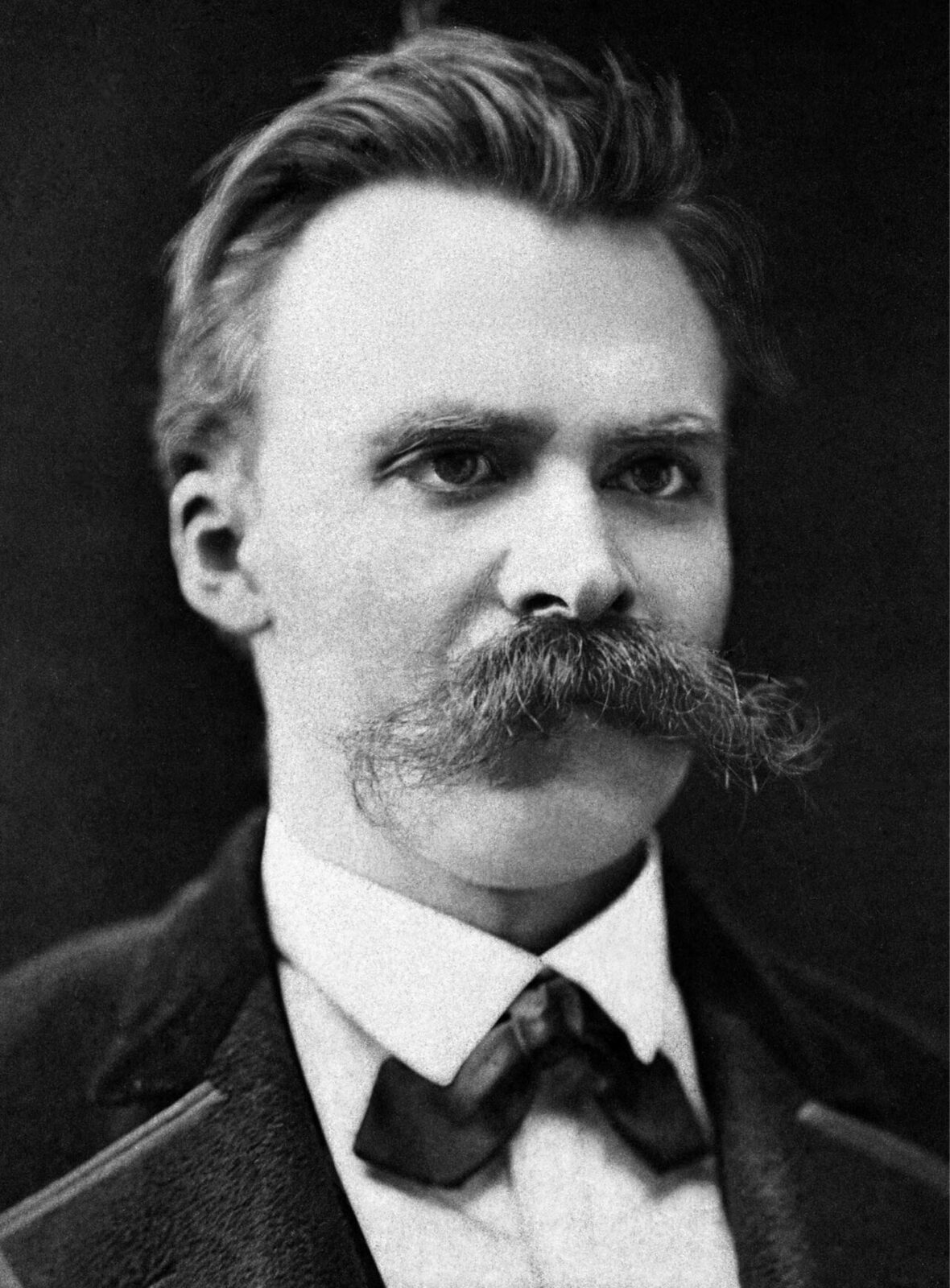Historical portrait of Friedrich Nietzsche