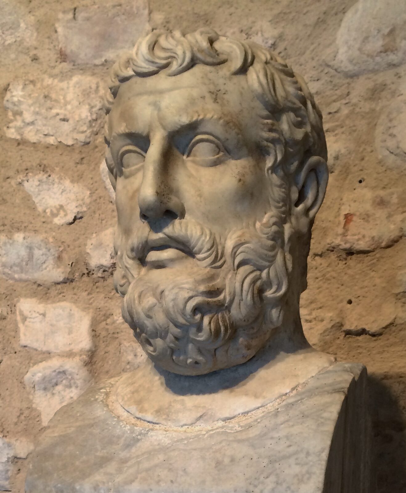 Historical portrait of Parmenides