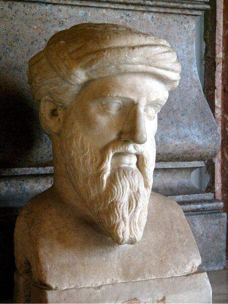 Historical portrait of Pythagoras