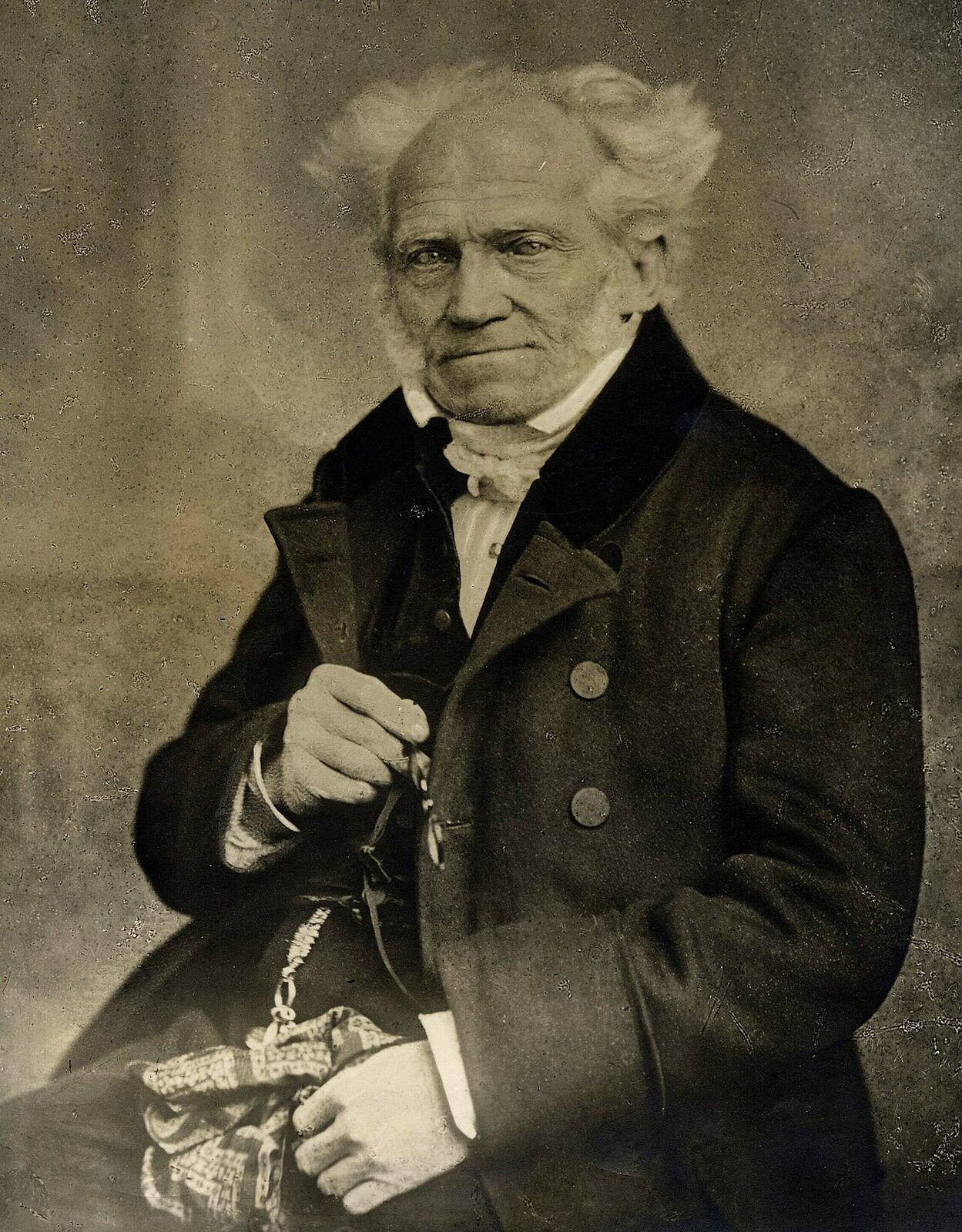 Historical portrait of Arthur Schopenhauer